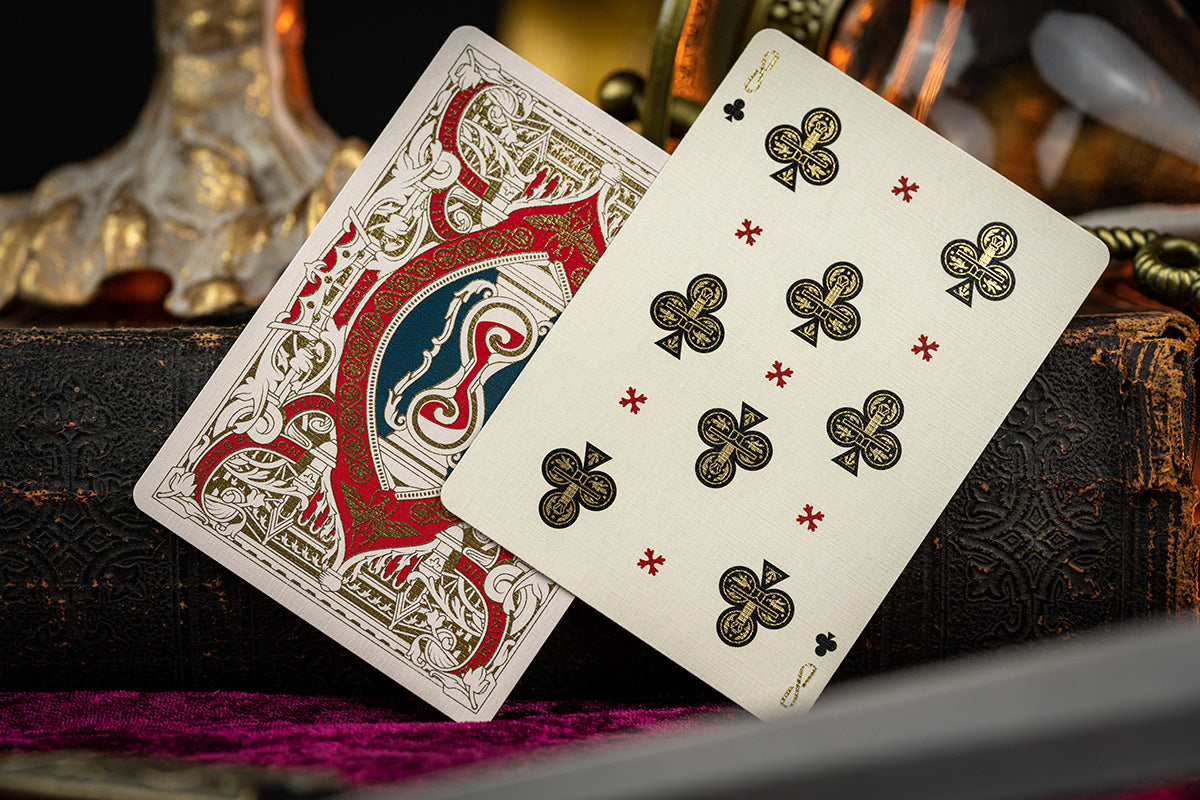 The Successor Monarch White Playing Cards Playing Cards by The Gentleman Wake