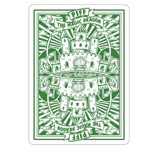 PIFF The Magic Dragon Playing Cards Playing Cards by PIFF The Magic Dragon