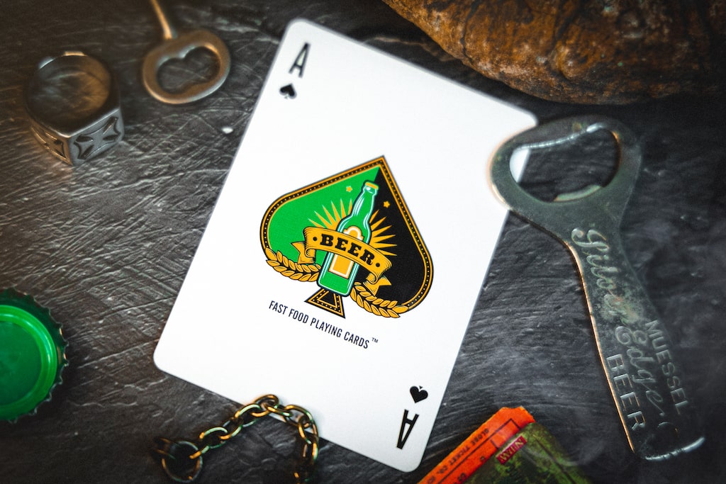Beer Playing Cards Playing Cards by Fast Food Playing Card Company