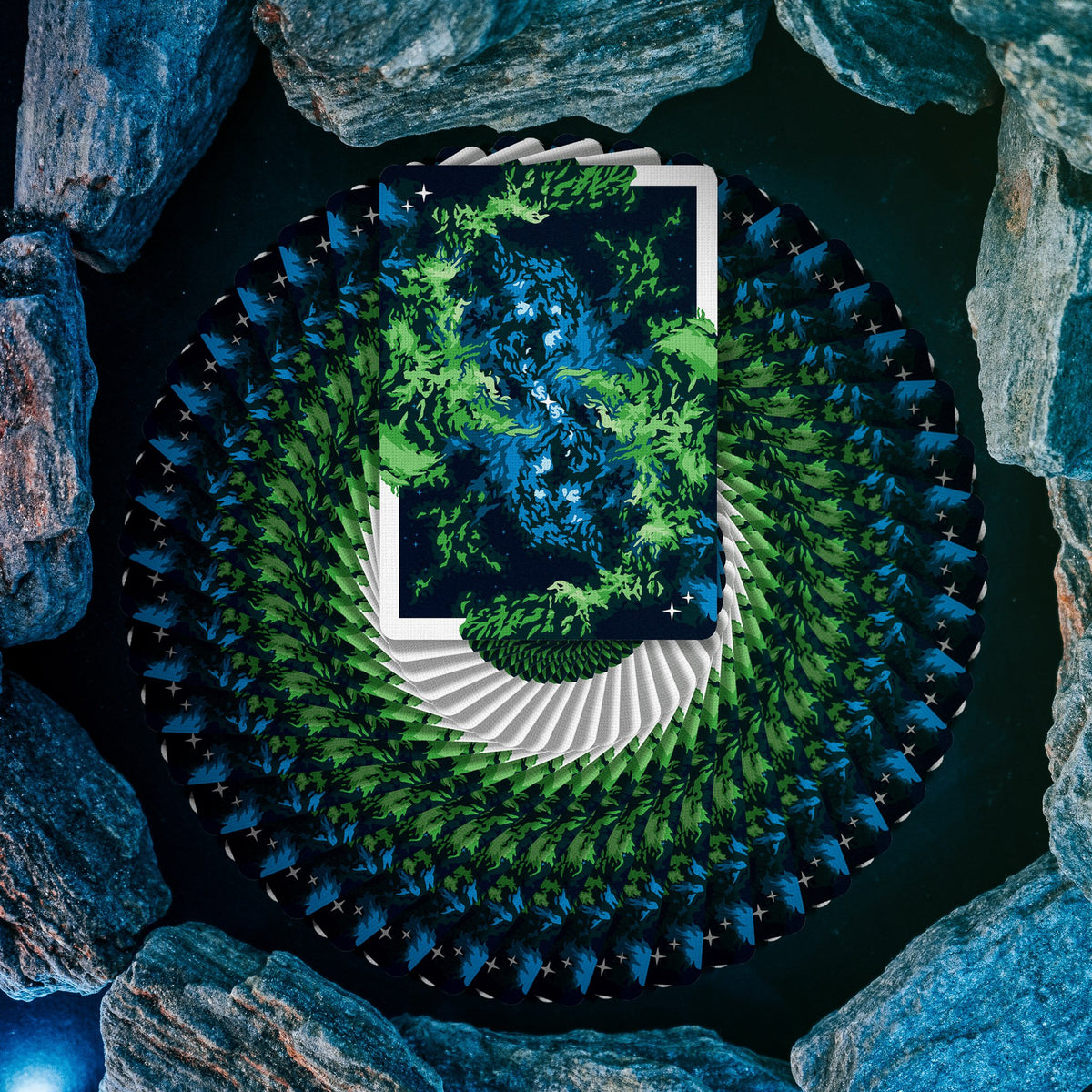 Nebula Playing Cards Playing Cards by Emily Sleights