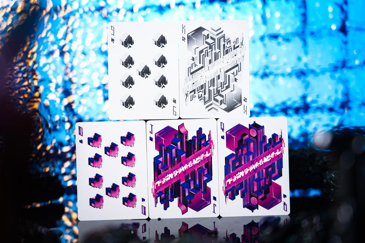 City of Mirror Playing Cards Playing Cards by RarePlayingCards.com