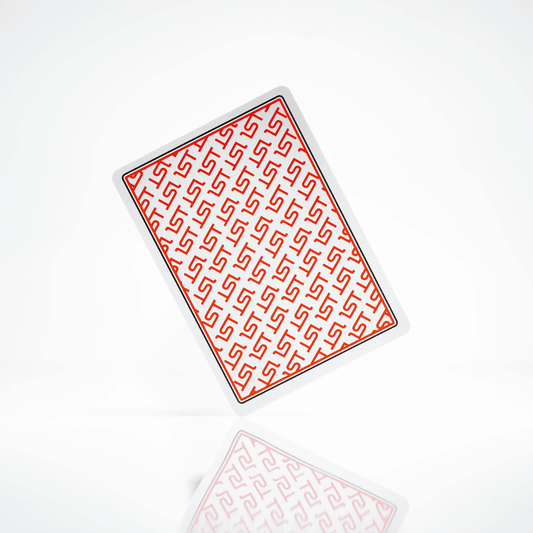 1ST playing cards V4 Red Playing Cards by 1ST playing cards by Chris Ramsay