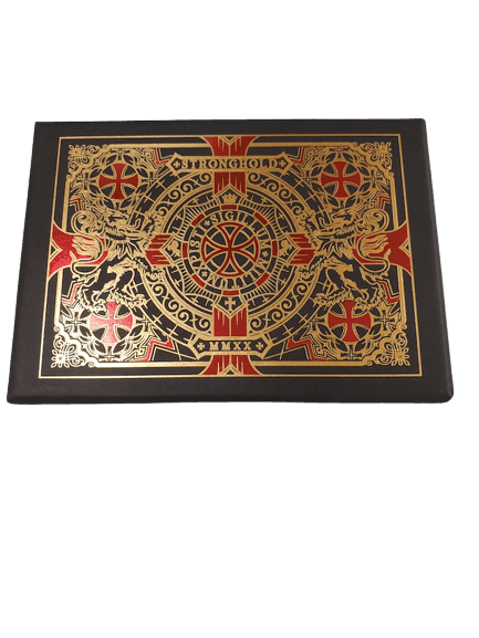 Gilded - Stronghold Crimson Gold Edition Playing Cards Playing Cards by Gamblers Warehouse