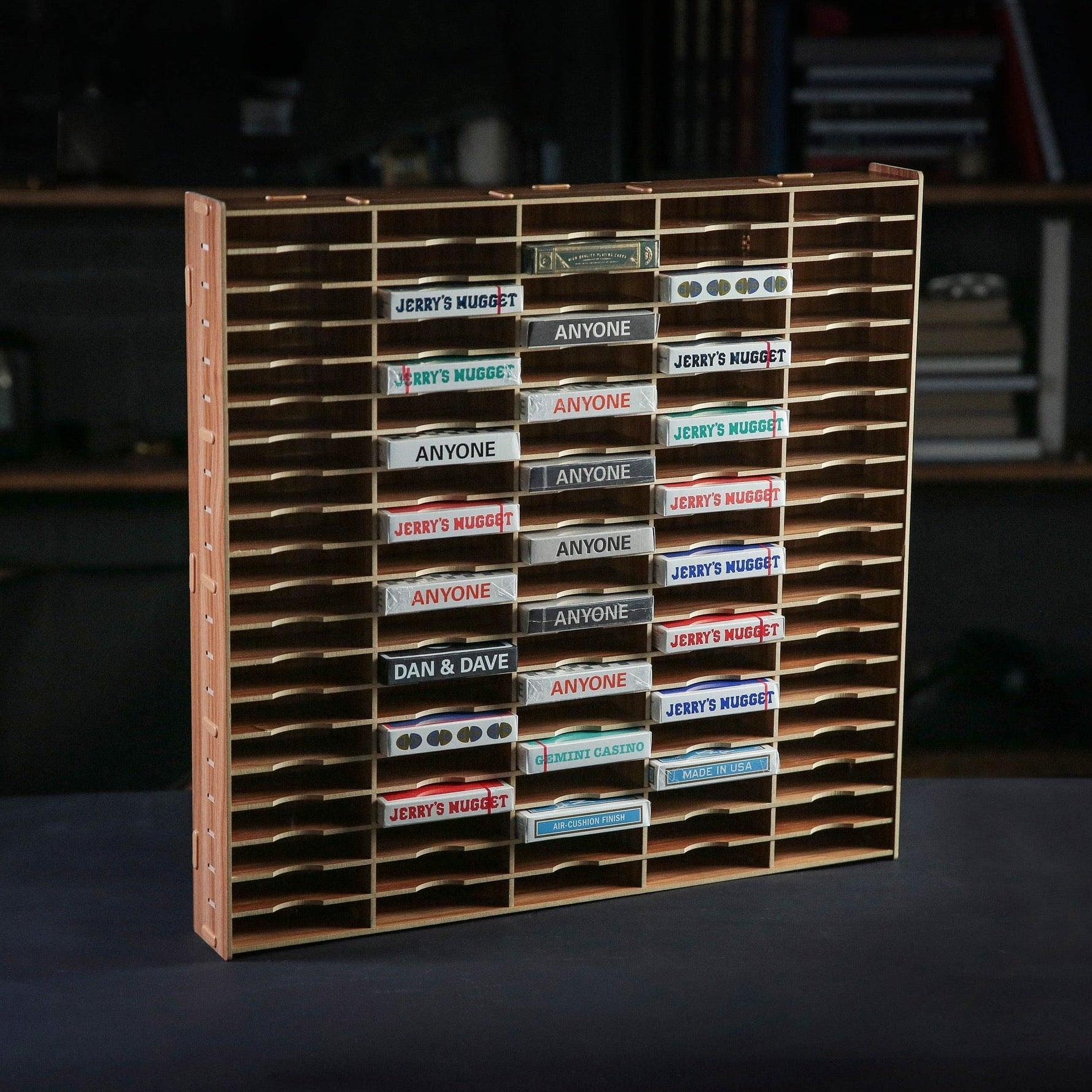 Wall Display for Playing Card Storage Wall Display for Playing Card Storage