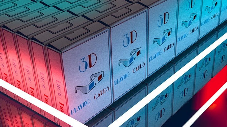 3D Playing Cards Playing Cards by RarePlayingCards.com