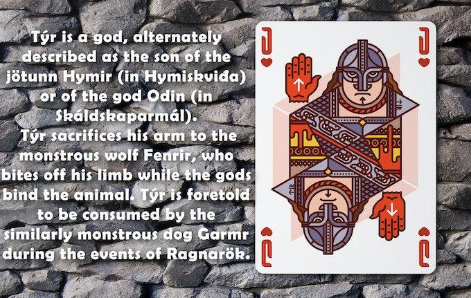 Walhalla Playing Cards - Odin Playing Cards by Playing Cards
