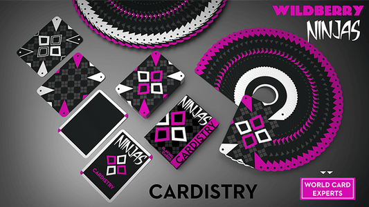 Cardistry Ninja Wildberry Playing Cards by De'vo