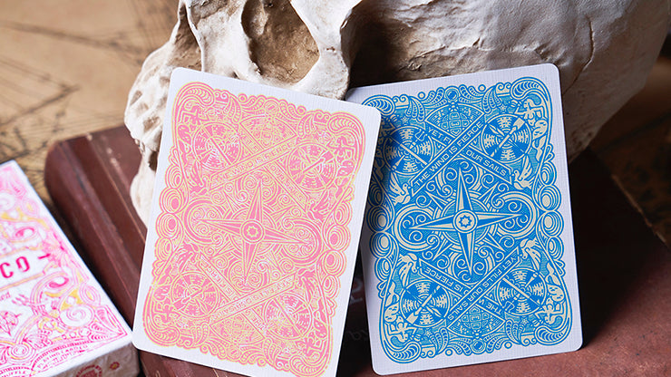 Sirocco Weathered with Numbered Seal Playing Cards Playing Cards by Riffle Shuffle Playing Card Company