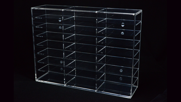 Playing Cards Display Carat Case - 24 Decks with Lid Rare Playing Cards Playing Cards Display Carat Case - 24 Decks with Lid Rare Playing Cards