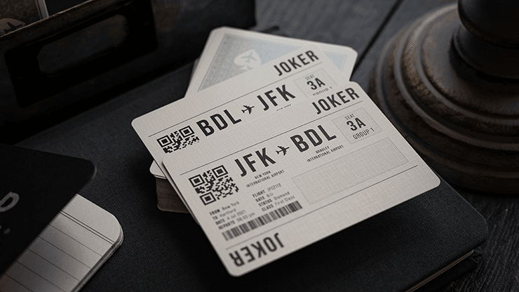 Lounge Edition in Jetway - Silver Jetsetter Playing Cards Playing Cards by Jetsetter Playing Cards