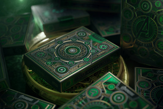Avengers Playing Cards Green Edition Playing Cards by Theory11