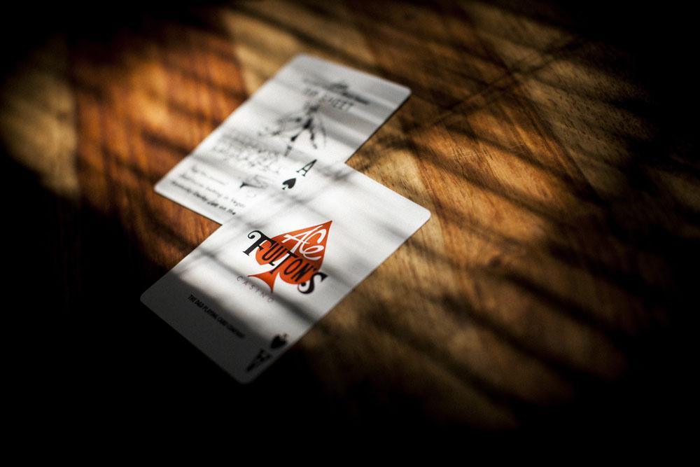 Ace Fulton's Casino Vintage Back (Orange) Playing Cards Playing Cards by Dan & Dave