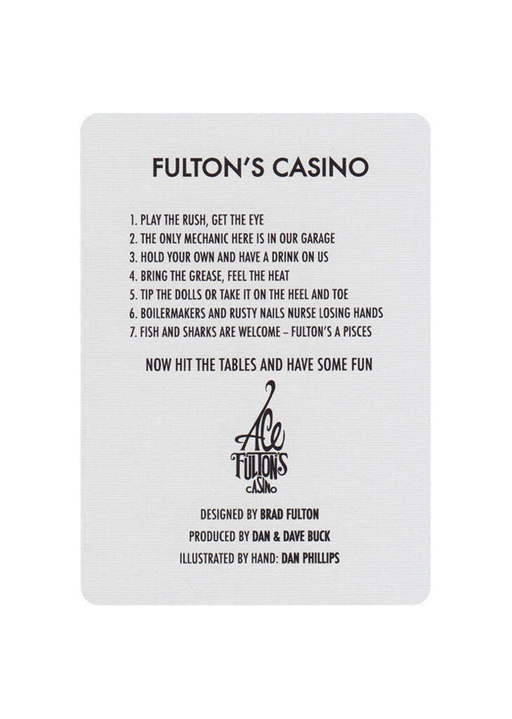 Ace Fulton's Classic Edition Blue Playing Cards by Dan & Dave