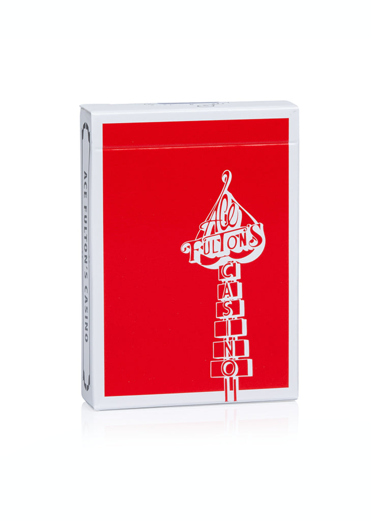 Ace Fulton's Classic Edition Red Playing Cards – Rare