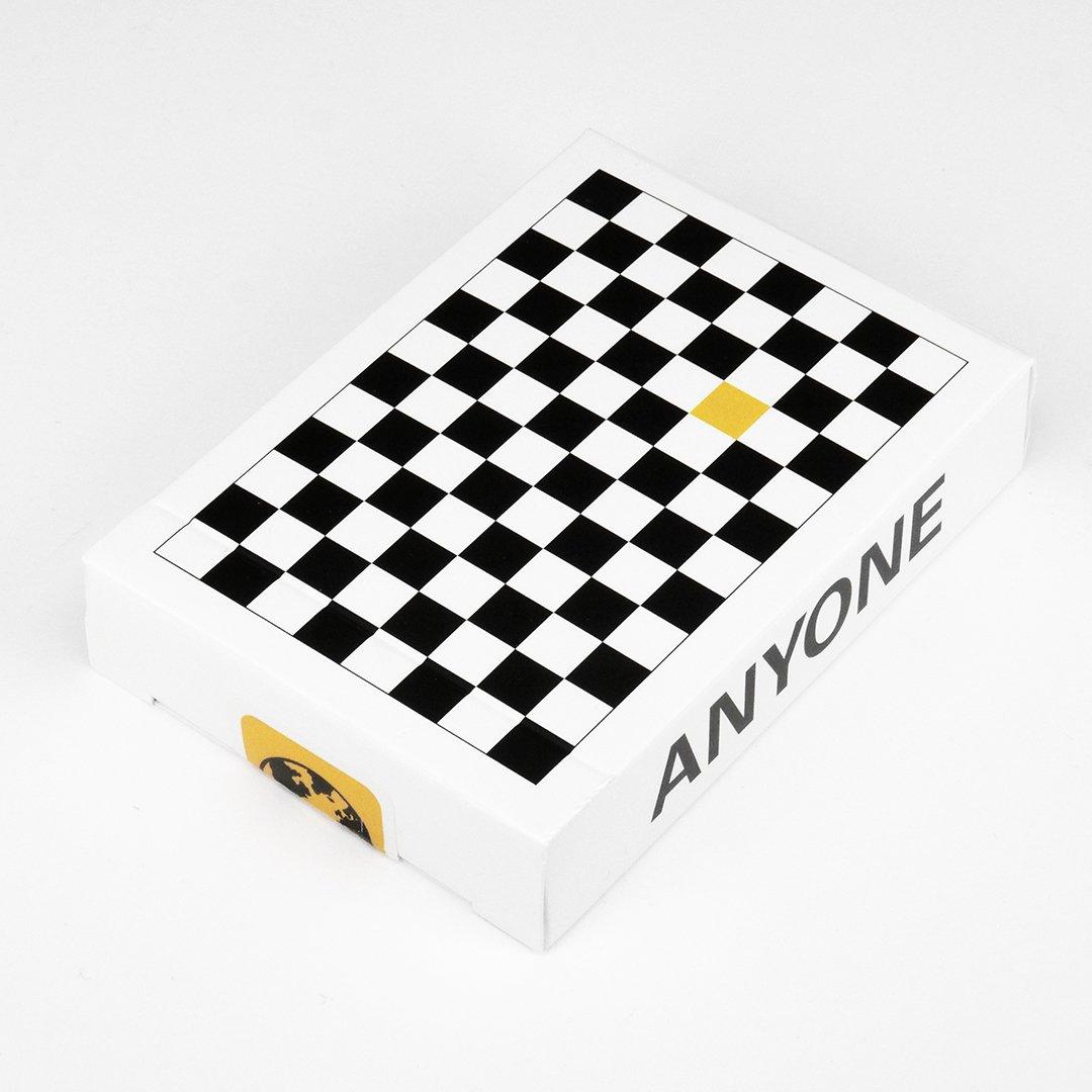 Anyone Worldwide Black/Yellow Checkerboard