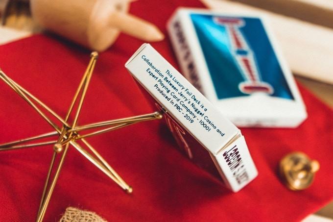 Vintage Feel Jerry's Nuggets Blue Foil Playing Cards Playing Cards by Expert Playing Card Co.