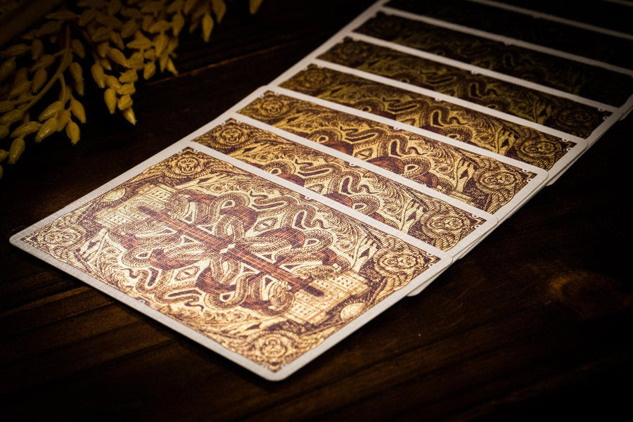 Babylon Playing Cards Golden Wonders Foiled Edition Playing Cards by Riffle Shuffle Playing Card Company