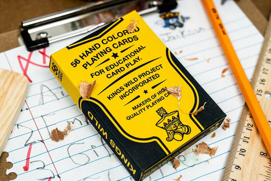 Back To School Playing Cards by Kings Wild Project