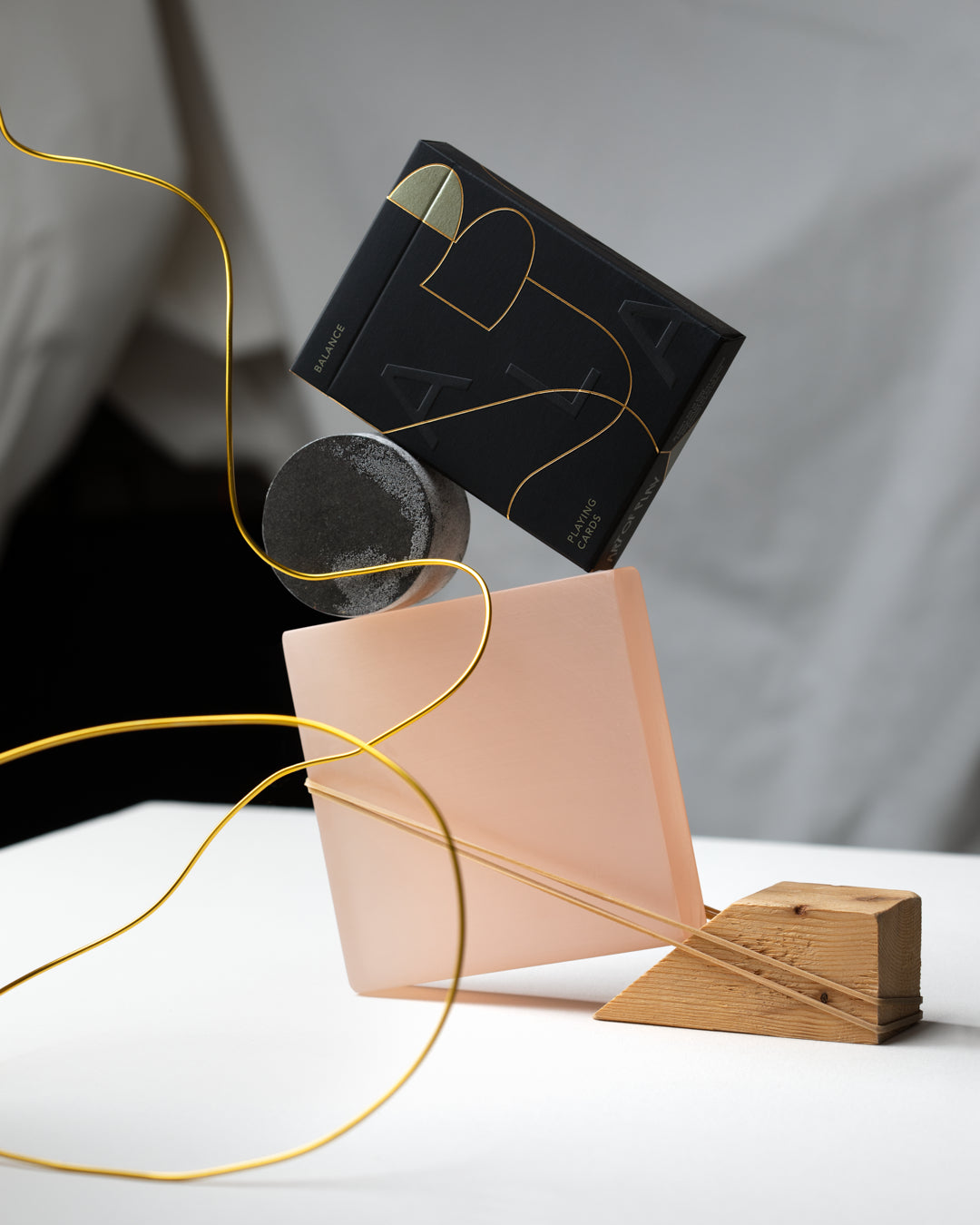 Balance Playing Cards - Black Playing Cards by Art of Play