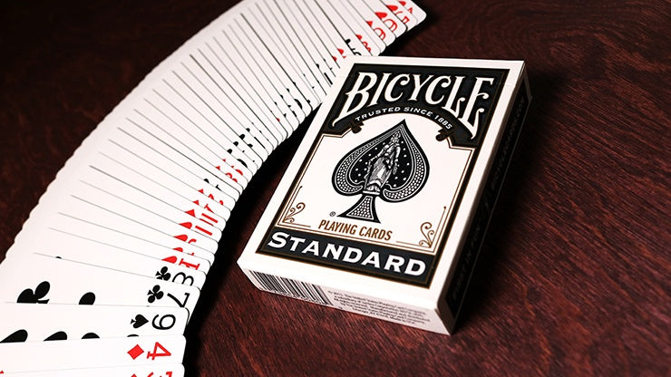 Bicycle black rider back playing cards hotsell