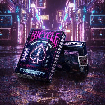 Bicycle Cyberpunk Cybercity Playing Cards Playing Cards by Bicycle Playing Cards