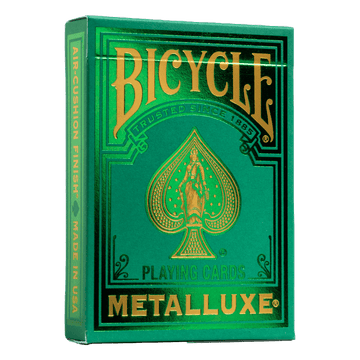 Bicycle Metalluxe Green 2022 Playing Cards Playing Cards by Bicycle Playing Cards