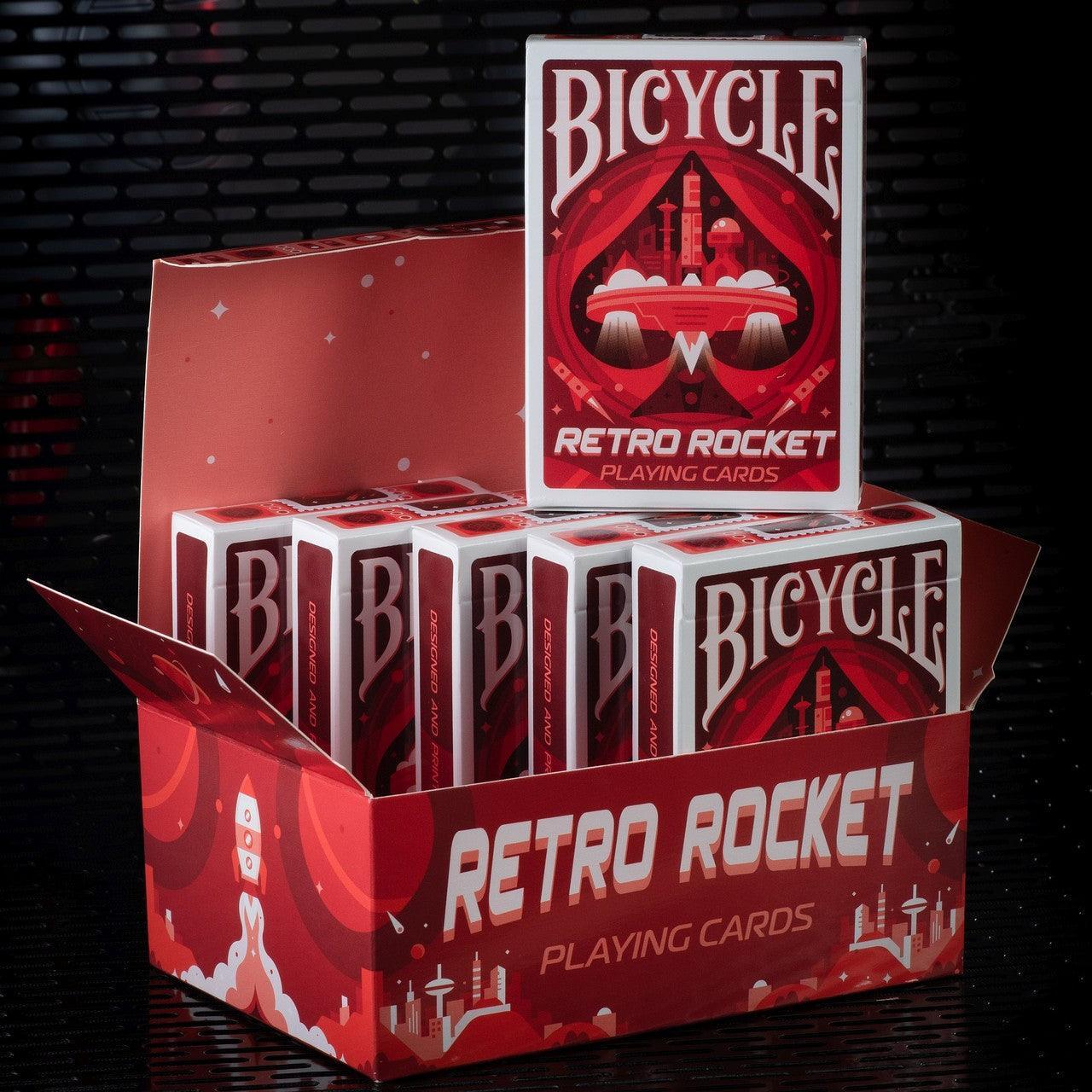 Bicycle Playing Cards - Retro Rocket Playing Cards by Penguin Magic