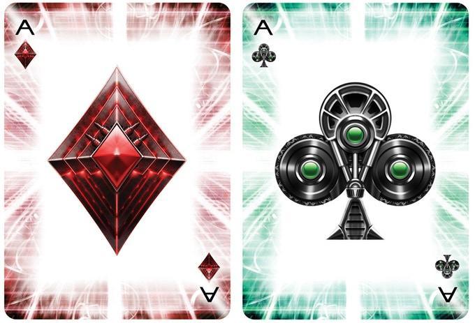 Bicycle Robotics Playing Cards by Collectable Playing Cards