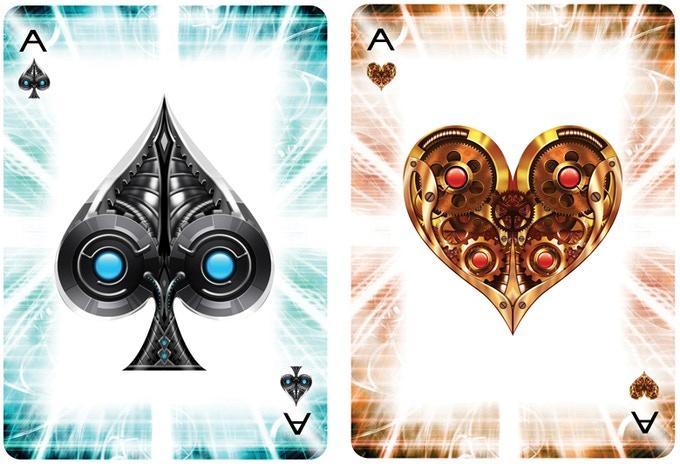 Bicycle Robotics Playing Cards by Collectable Playing Cards