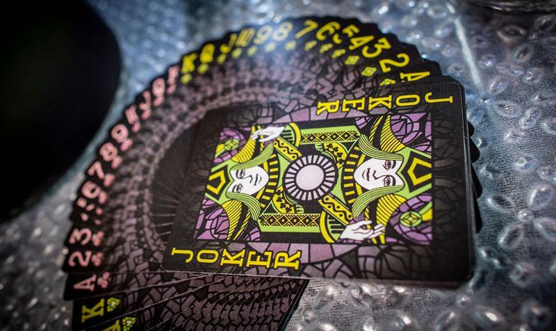 Bicycle Stained Glass Behemoth Playing Cards by Collectable Playing Cards