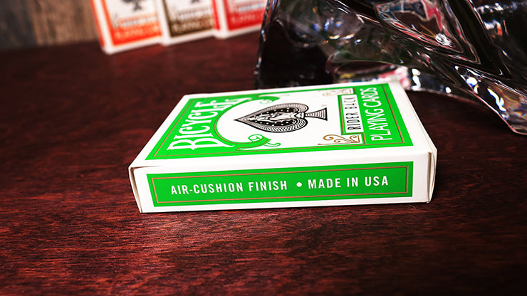 Bicycle Green Rider Back Playing Cards by US Playing Card Co.