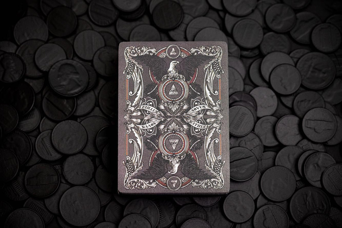 Black Reserve Note Playing Cards by Kings Wild Project