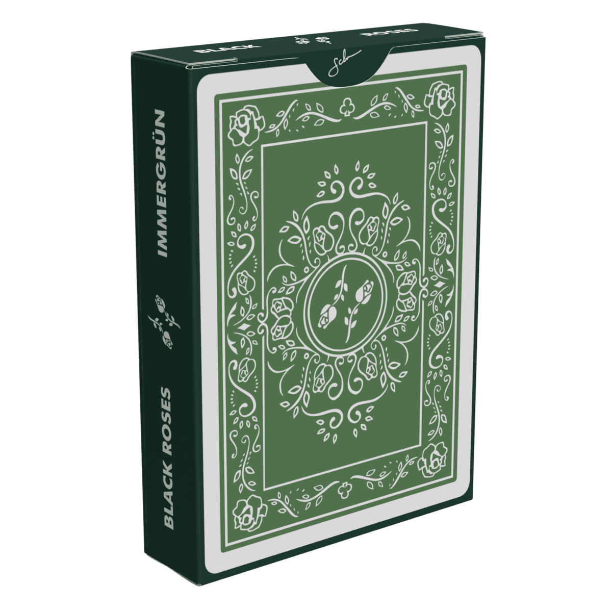 Black Roses Immergrün Playing Cards Playing Cards by Black Roses Playing Cards