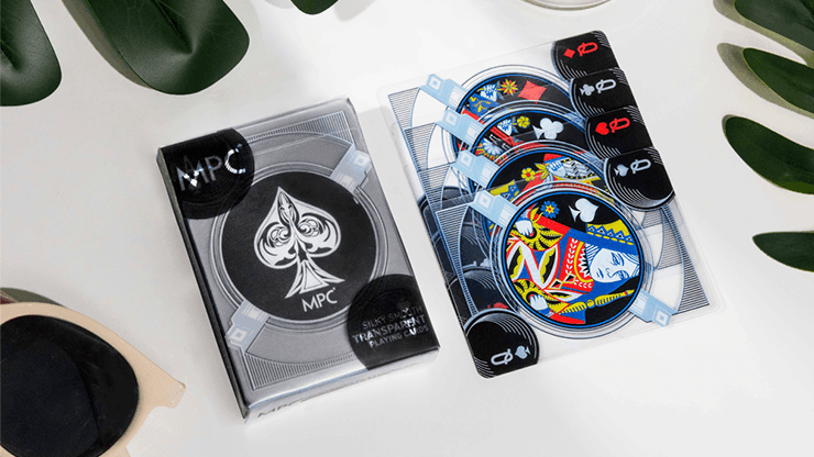 Black Transparent Playing Cards Playing Cards by MPC