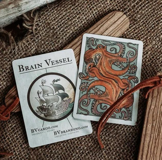 Sea Creatures Deck by BrainVessel Playing Cards by BrainVessel