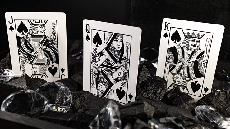 Carbon Playing Cards - Diamond Edition Playing Cards by Luke Wadey
