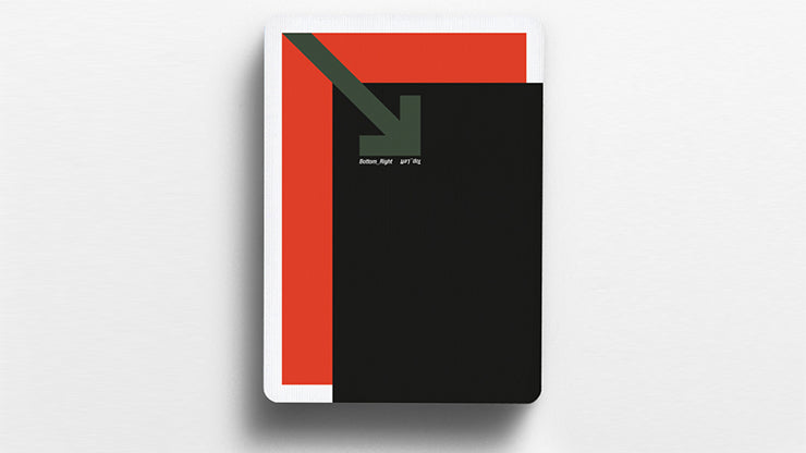 Offset Orange Playing Cards by Cardistry Touch Playing Cards by Cardistry Touch