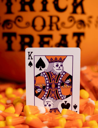 Carvers - V2 Pumpkin Playing Cards Playing Cards by Organic Playing Cards