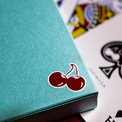 Cherry Casino House Deck Playing Cards Tropicana Teal