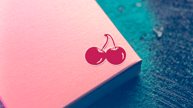 Cherry Casino House Deck - Flamingo Pink Playing Cards by Pure Imagination Projects