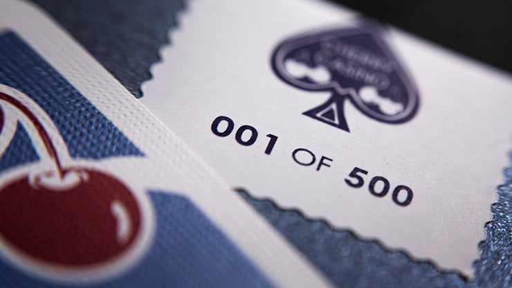 Cherry Casino House Deck Playing Cards - Tahoe Blue Playing Cards by Pure Imagination Projects