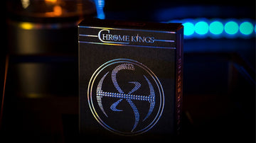 Chrome Kings Carbon Playing Cards (Foiled Edition) Playing Cards by De'vo