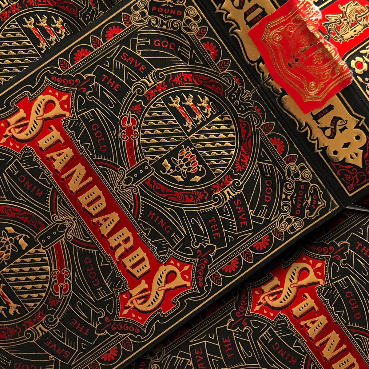 STANDARDS Black & Red Edition Playing Cards by Art of Play