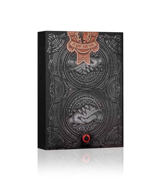 DEAL with the Devil - Scarlet Red Playing Cards by Darkside Playing Card Co