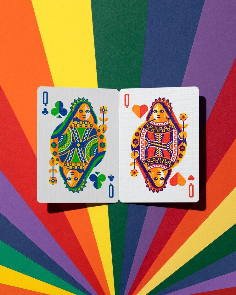 DKNG Rainbow Wheels - 6 Seater Box Set Playing Cards by Art of Play