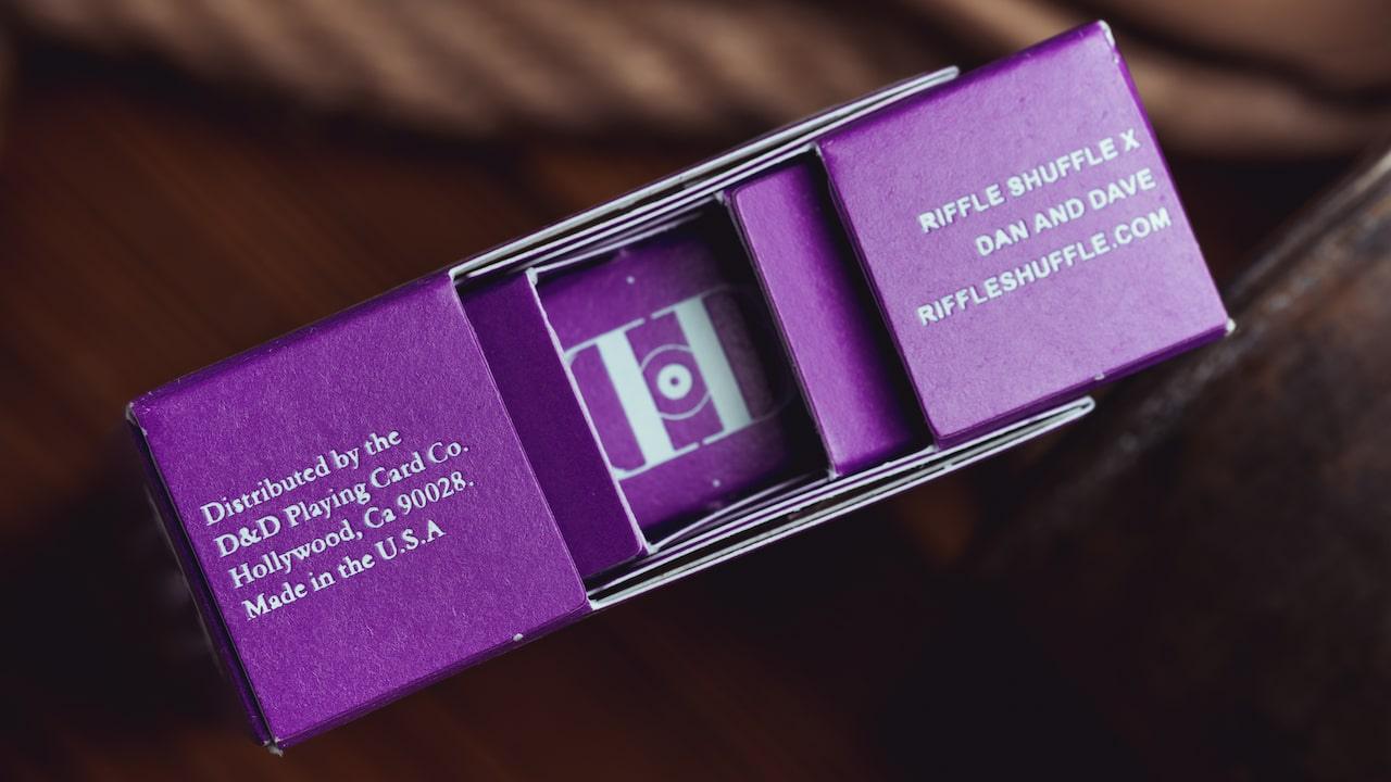 Deluxe Smoke & Mirrors V9 - Purple Playing Cards by Smoke & Mirrors Playing Cards