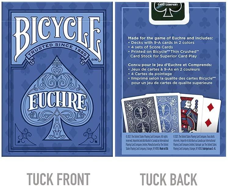 Bicycle Euchre Playing Cards Playing Cards by Bicycle Playing Cards