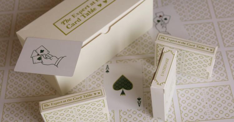 Limited Edition Expert At The Card Table Playing Cards - White