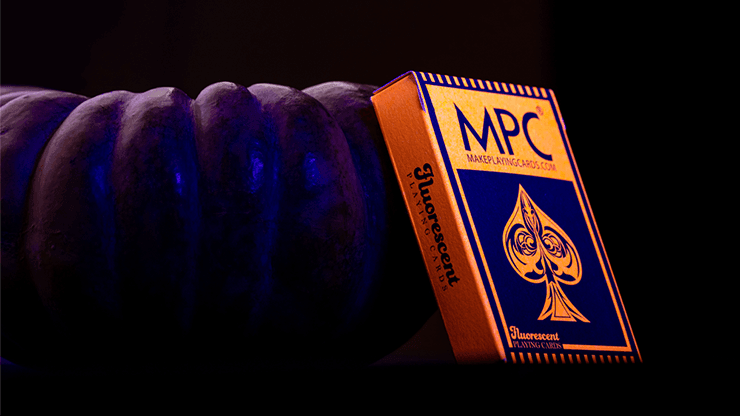 Fluorescent Playing Cards - Pumpkin Edition Playing Cards by MPC
