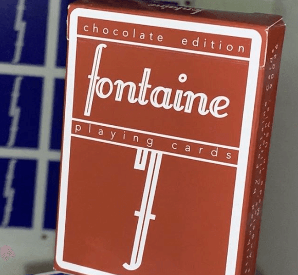 Chocolate Fontaines Playing Cards by Fontaine